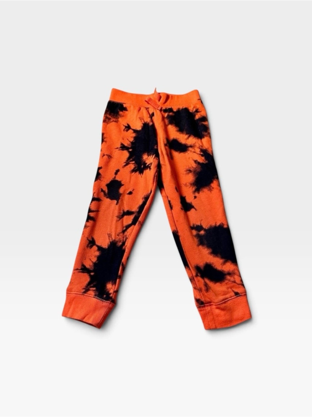 Celebrate! Orange & Black Tie Dye Joggers
